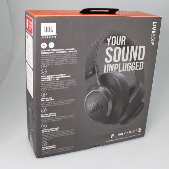 JBL Live 500BT Wireless Bluetooth Headphones BNIB - Picture 3 of 3